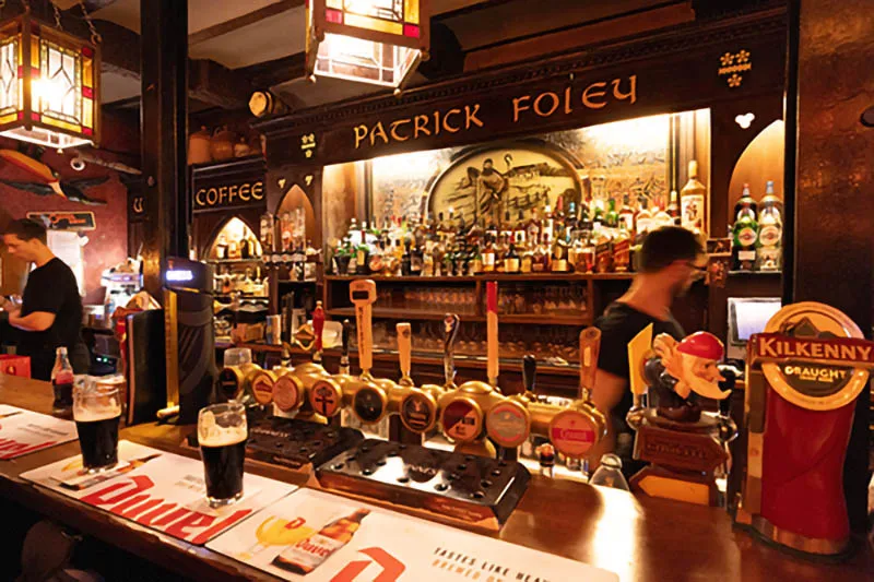 bar area